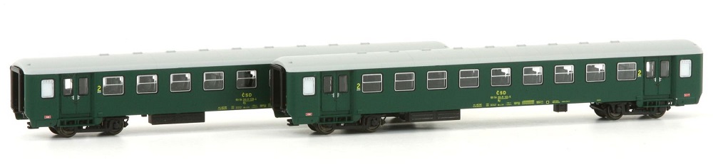  2er Set Personenwagen 'By Bratislava', CSD,