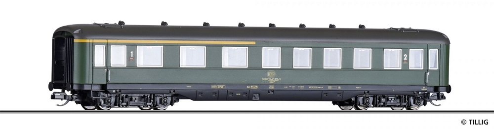 Reisezugwagen 1./2. Kl. ABüe 336 DB Ep.IV. schuerzen