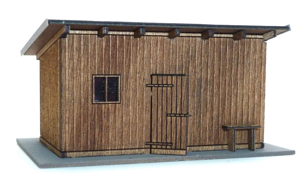 Schuppen Typ 2, 46 x 25 x 26 mm, Bausatz
