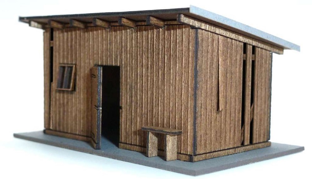 Schuppen Typ 2, 46 x 25 x 26 mm, Bausatz