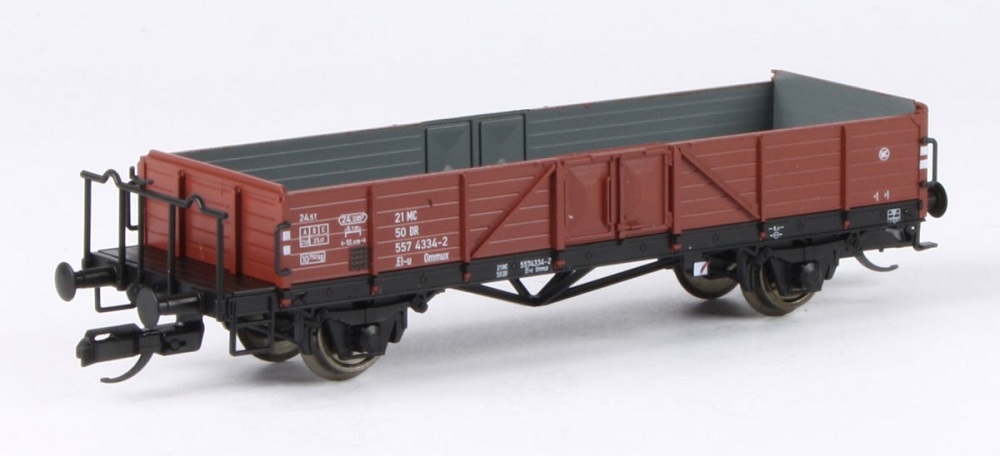 Offener Güterwagen Ommu 'Linz', DR, Ep.IV. mit Bremserbühne