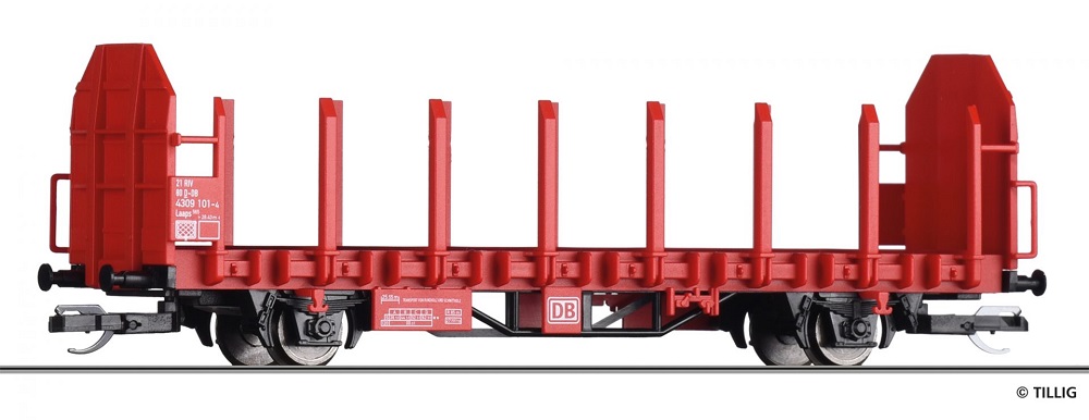 Rungenwagen Laaps der DB AG