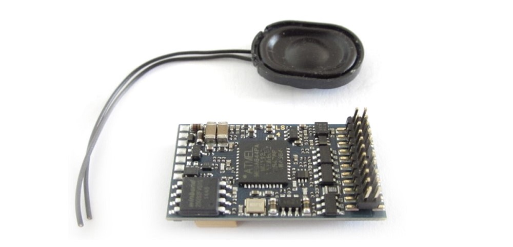 Loksounddecoder & Lautsprecher für TT Diesellok BR 119/219