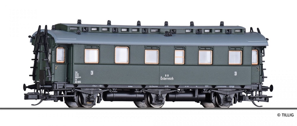 Reisezugwagen 3. Klasse C3i BBÖ Ep.III. durchgang