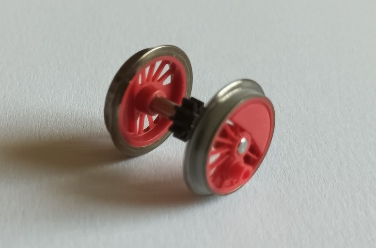 Treibradsatz mit Haft. rot. BR 84