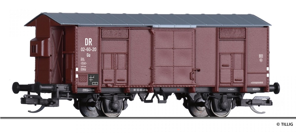 Gedeckter Güterwagen G DR Ep.III.