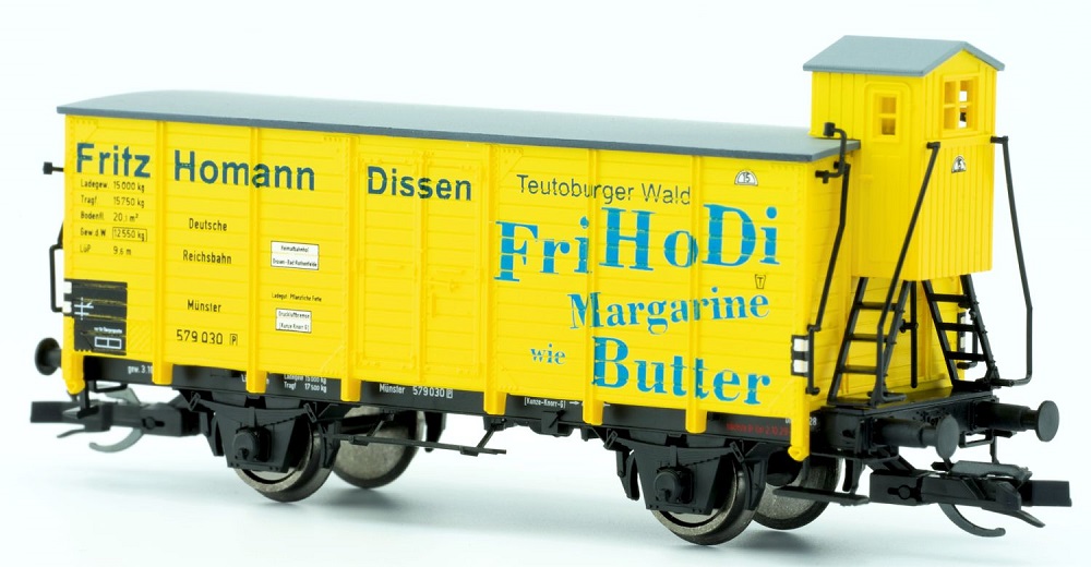 Wärmeschutzwagen mit hochliegendem Bremserhaus, DRG, Ep.II 'Fri-Ho-Di'