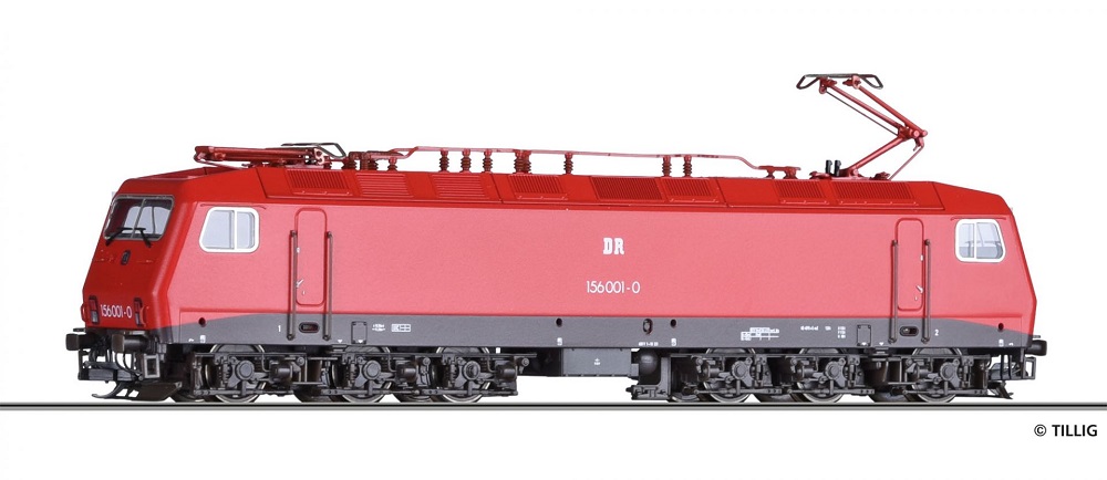 Elektrolokomotive 156 001-0 DR Ep.V.