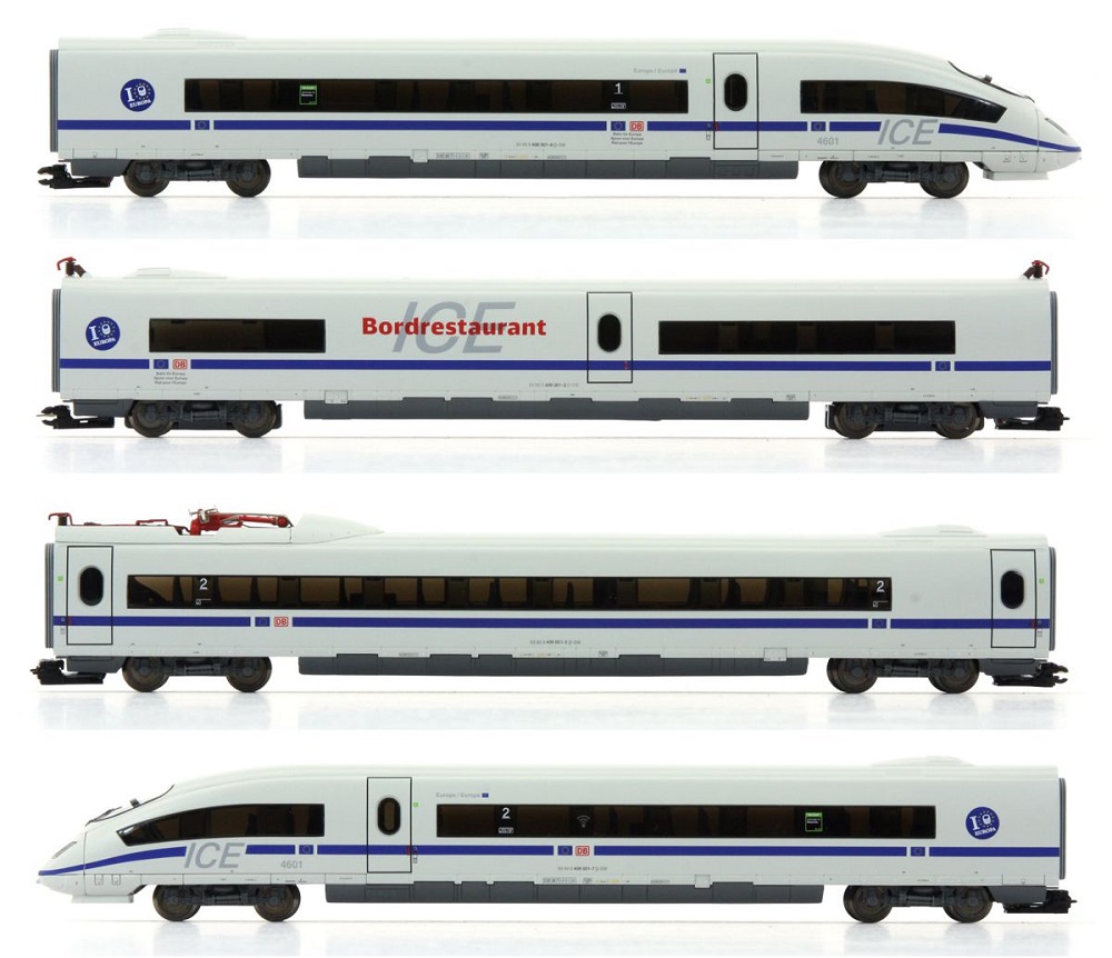 Triebzug ICE 3 'Europa' mit blauem Streifen, DBAG, Ep.VI
