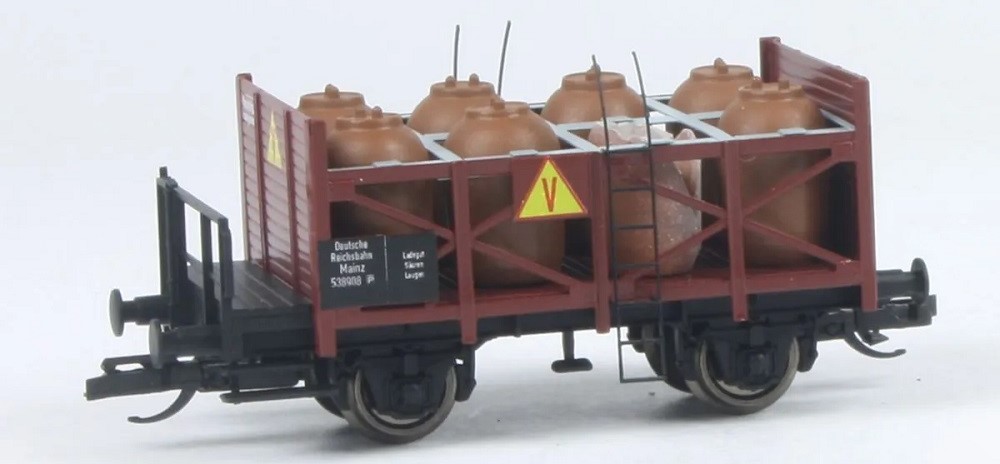 Säuretopfwagen mit defektem Topf, DRG, Ep.II,