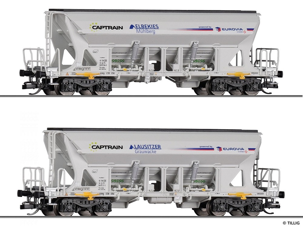 Güterwagenset Captrain / Eurovia Ep.VI.