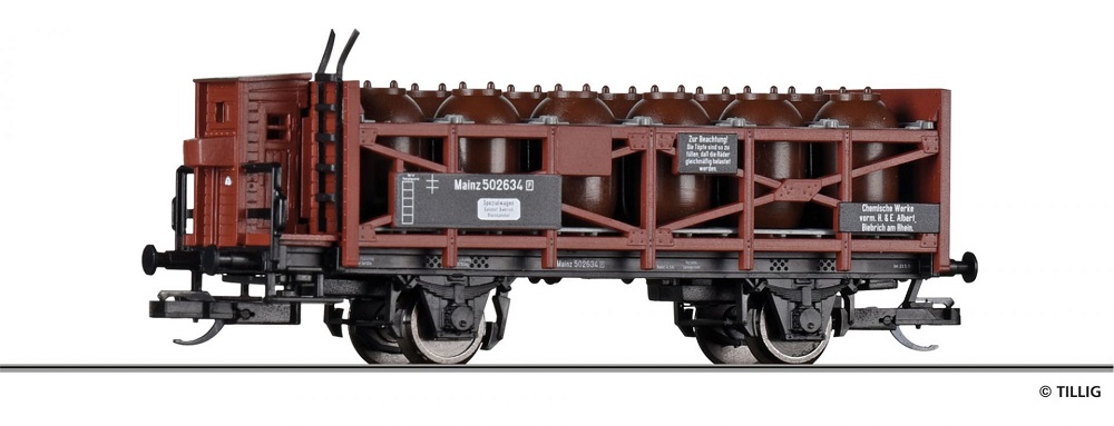 Säuretopfwagen „Chemische Werke Biebrich a. Rhein“, K.P.E.V. Ep.I.