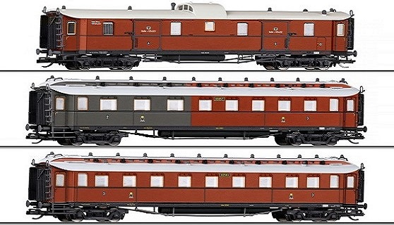 Reisezugwagenset Preußischer Schnellzug der K.P.E.V