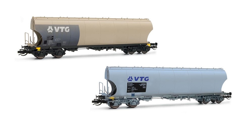 2er Set Schwenkdachwagen für Getreide, VTG, Ep.VI