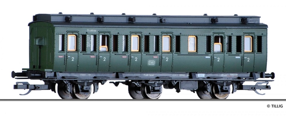 Reisezugwagen 2. Kl. DB Ep.III. abteilwagen