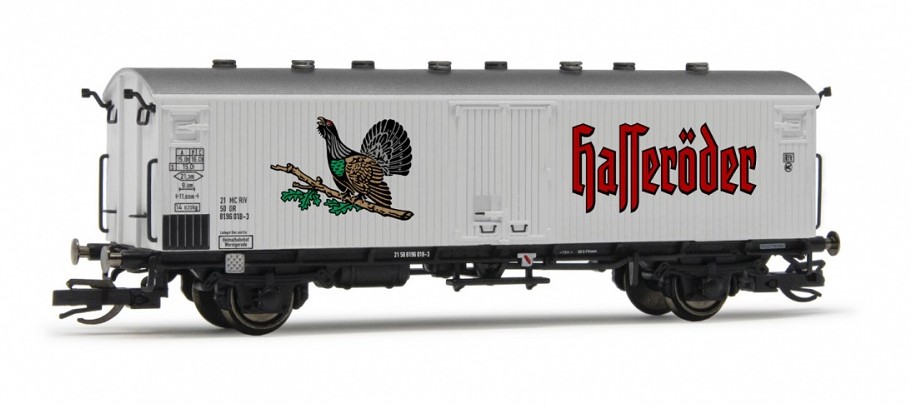 Fährboot-Kühlwagen Tnbs, Hasseröder DR Ep. IV.   