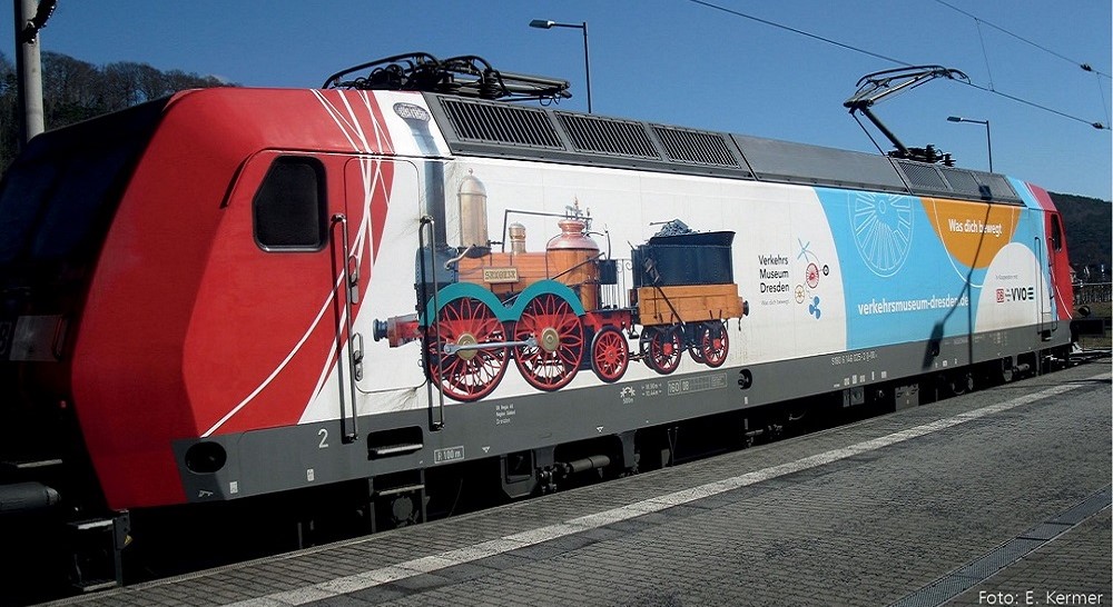 Elektrolokomotive 146 025 „VVO / Verkehrsmuseum Dresden“ DB AG EP.VI.
