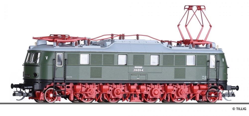 Elektrolokomotive 218 019-8 DR Ep.IV.