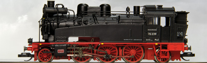 Gőzmozdony BR75 539 DR Ep.III