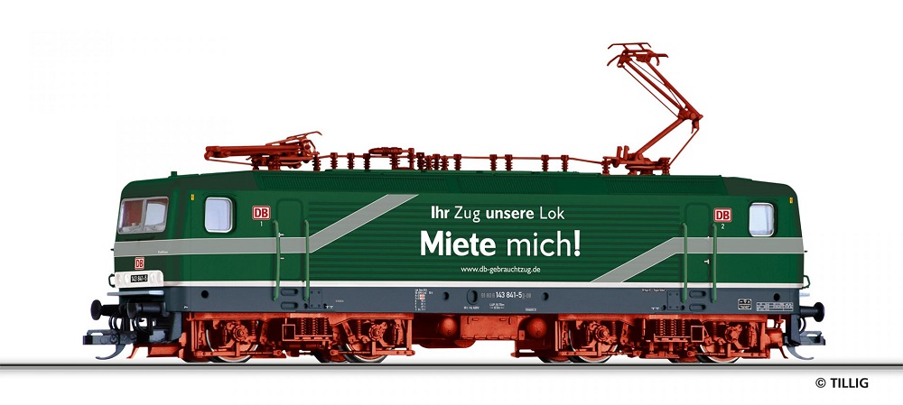 Elektrolokomotive 143 841-5 DB Gebrauchtzug Ep.VI.