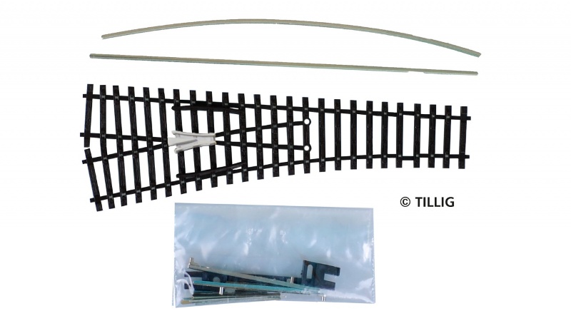 EW 1 balos váltó 15° 129,5 mm építőkészlet (bausatz)