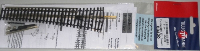 BW Flexibilis váltó 166 mm, 15° építőkészlet (bausatz)