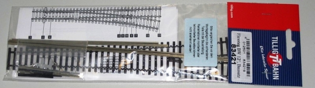 BW Flexibilis váltó 207 mm, 12° építőkészlet (bausatz)