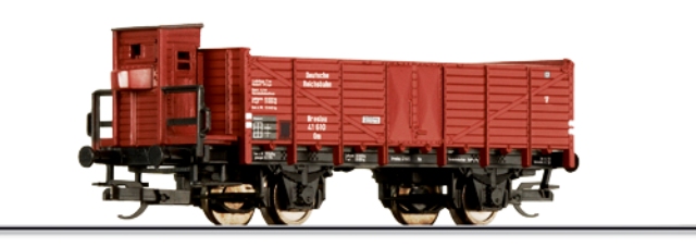 Nyitott tehervagon Om Breslau, DRG, Ep.II fékházzal